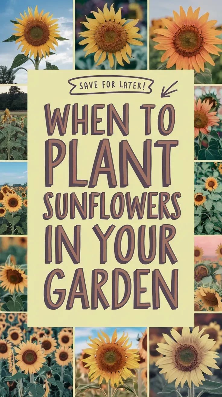Plant Sunflowers In Your Garden