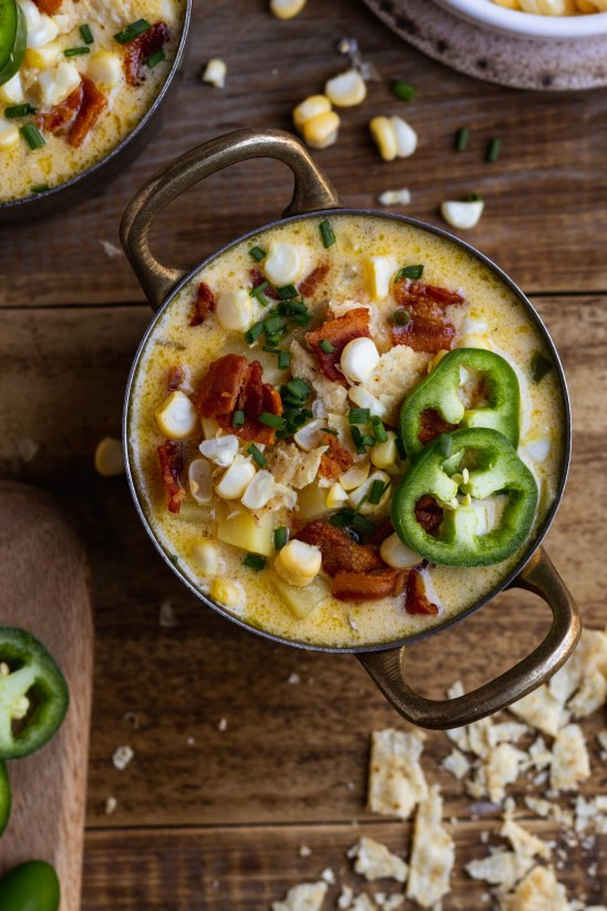 Creamy Jalapeño Corn Soup