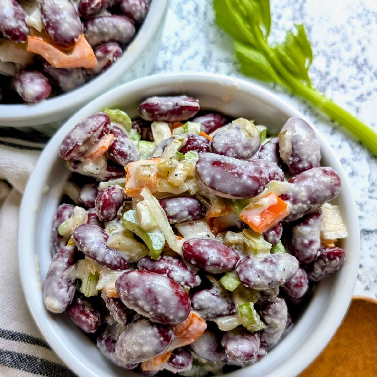 Creamy Picnic Kidney Bean Salad