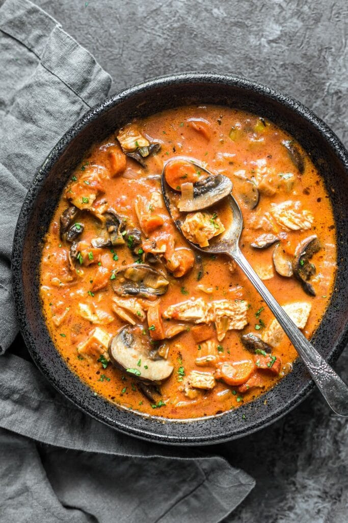 Creamy Tomato Chicken Soup