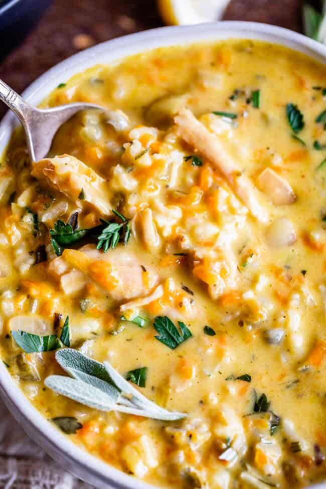 Creamy Turkey and Wild Rice Soup
