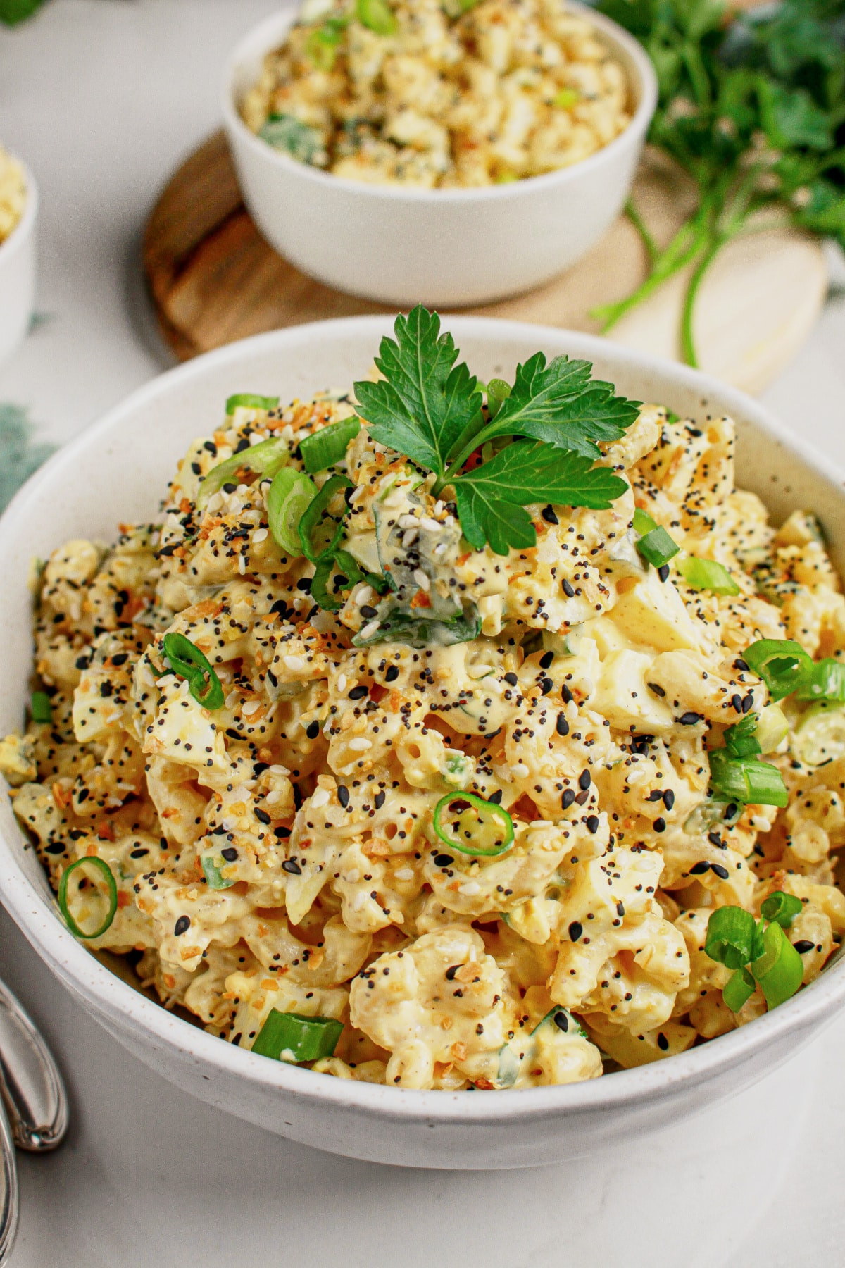Everything Bagel Macaroni Salad