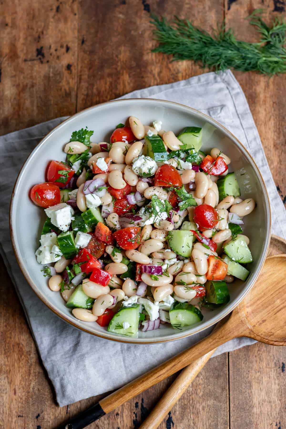 Greek Kidney Bean Salad