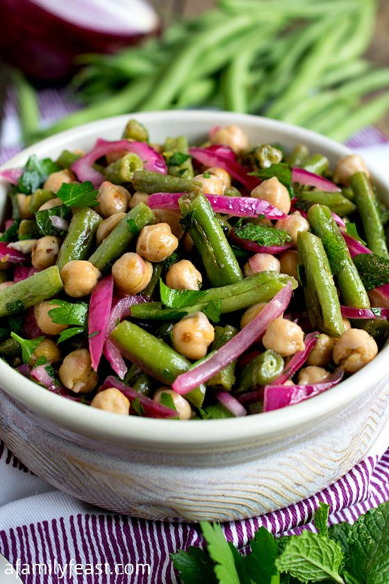 Green Bean and Chickpea Salad