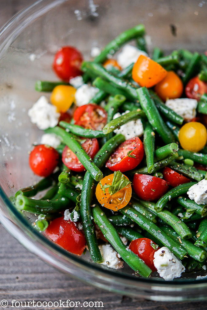 Green Bean, Cherry Tomato, and Feta Salad