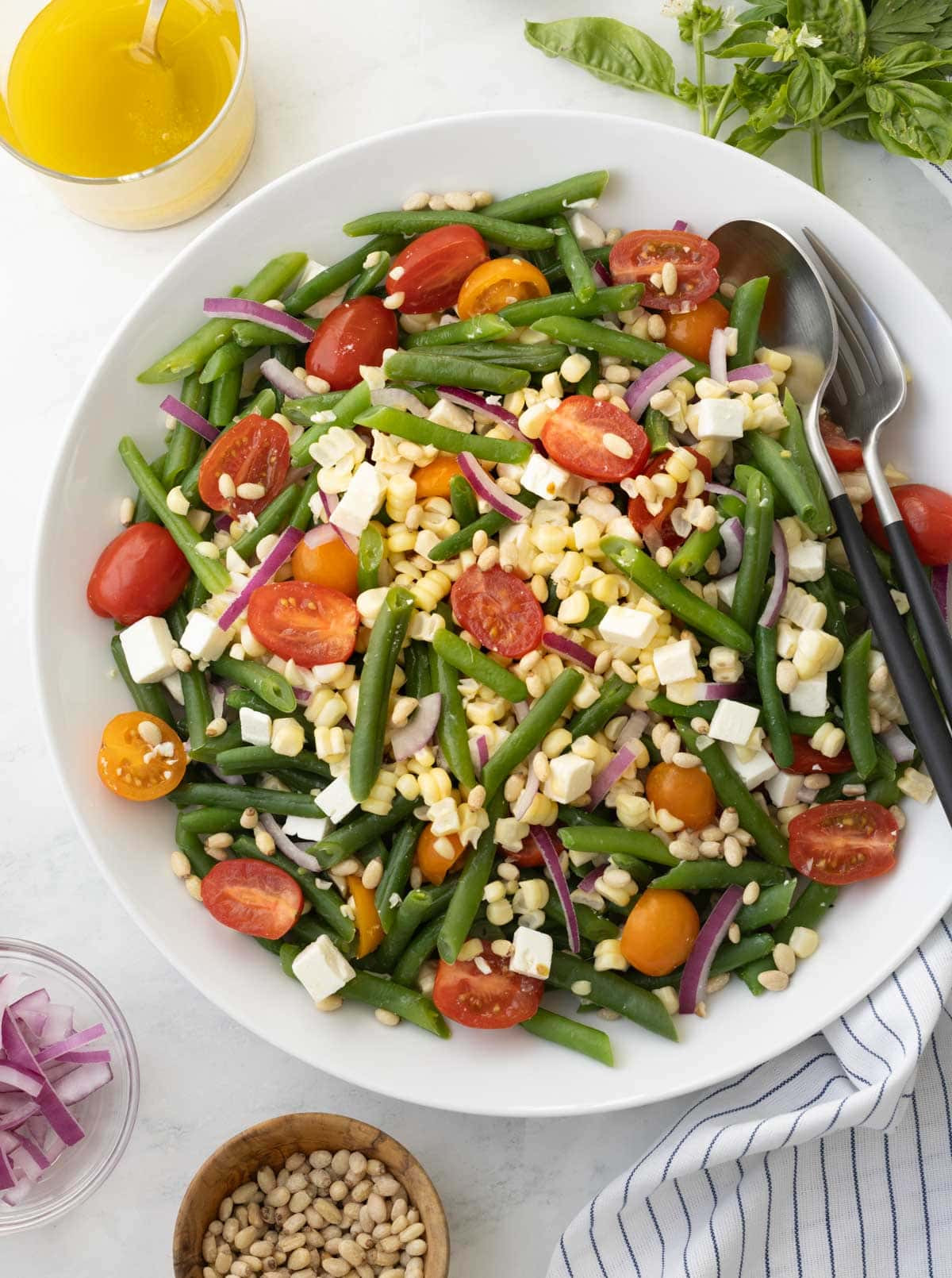Green Bean, Corn, and Tomato Salad