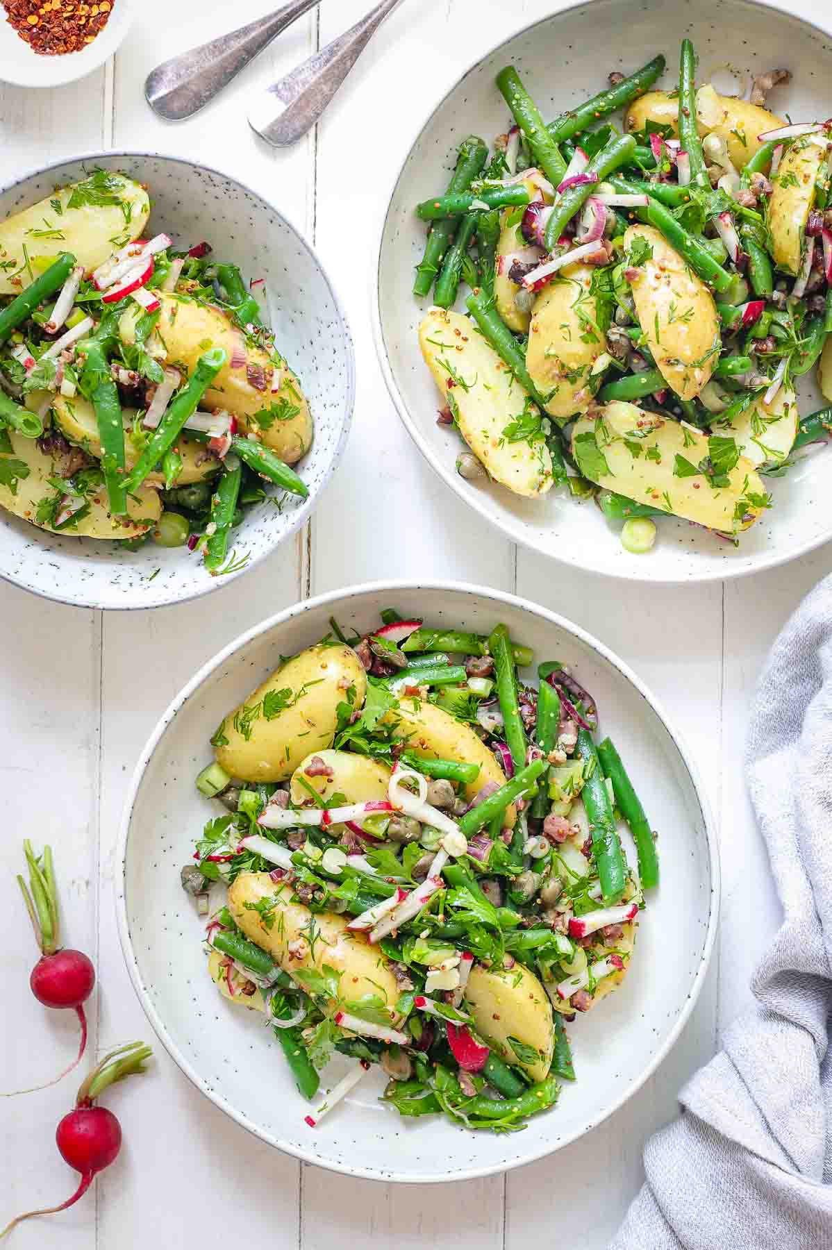 Green Bean, Potato, and Herb Salad