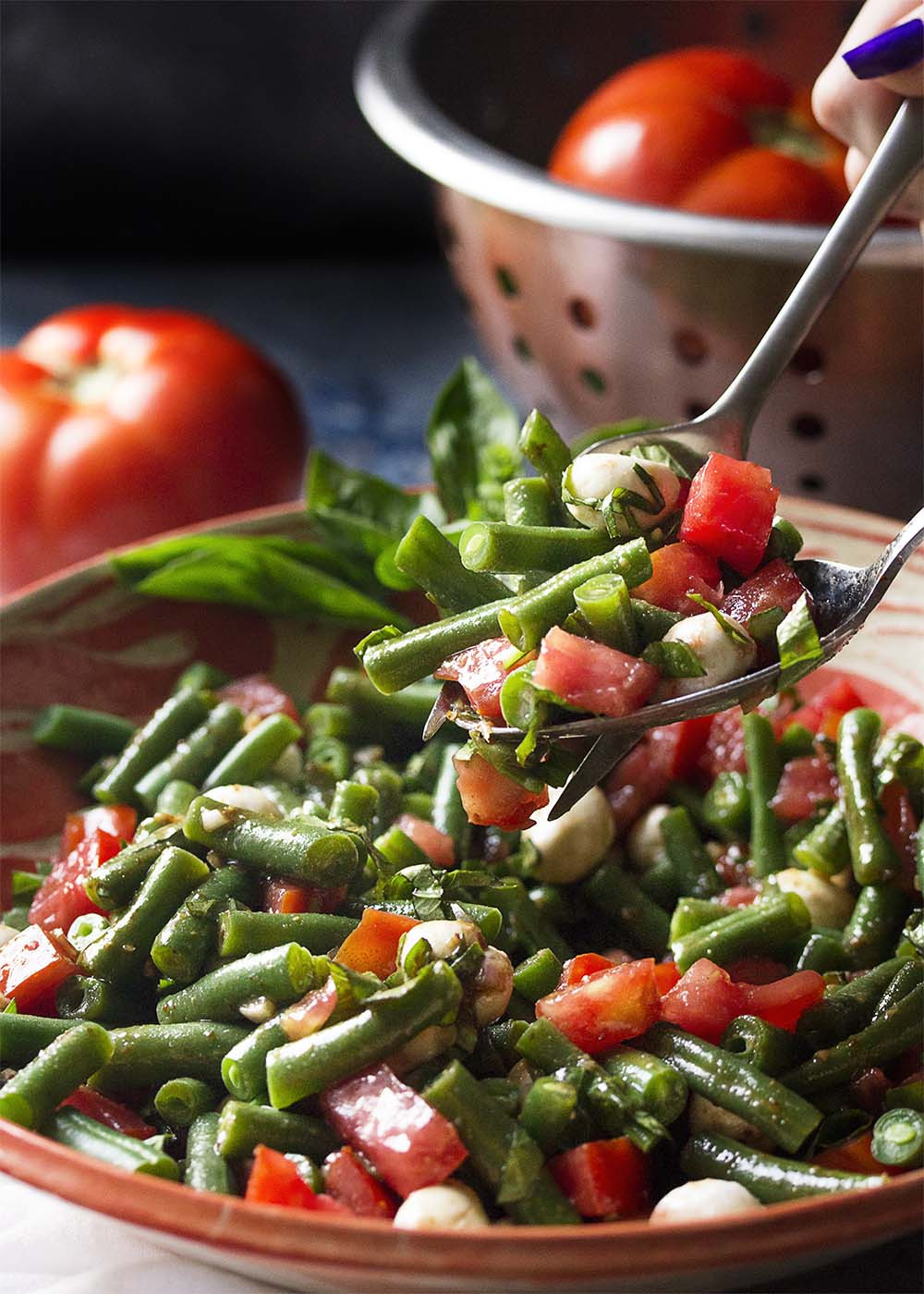 Green Bean, Tomato, and Mozzarella Salad