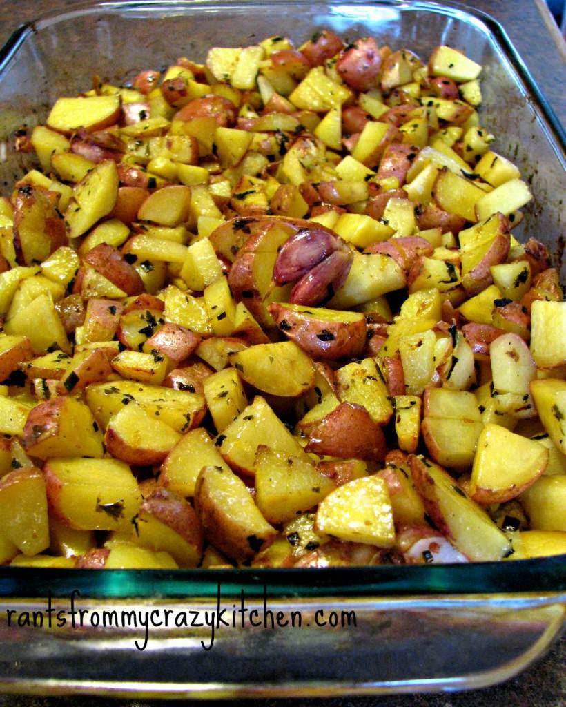Lemon Herb Steamed Potatoes