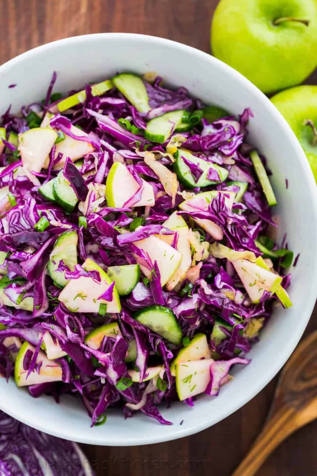 Red Cabbage and Apple Salad