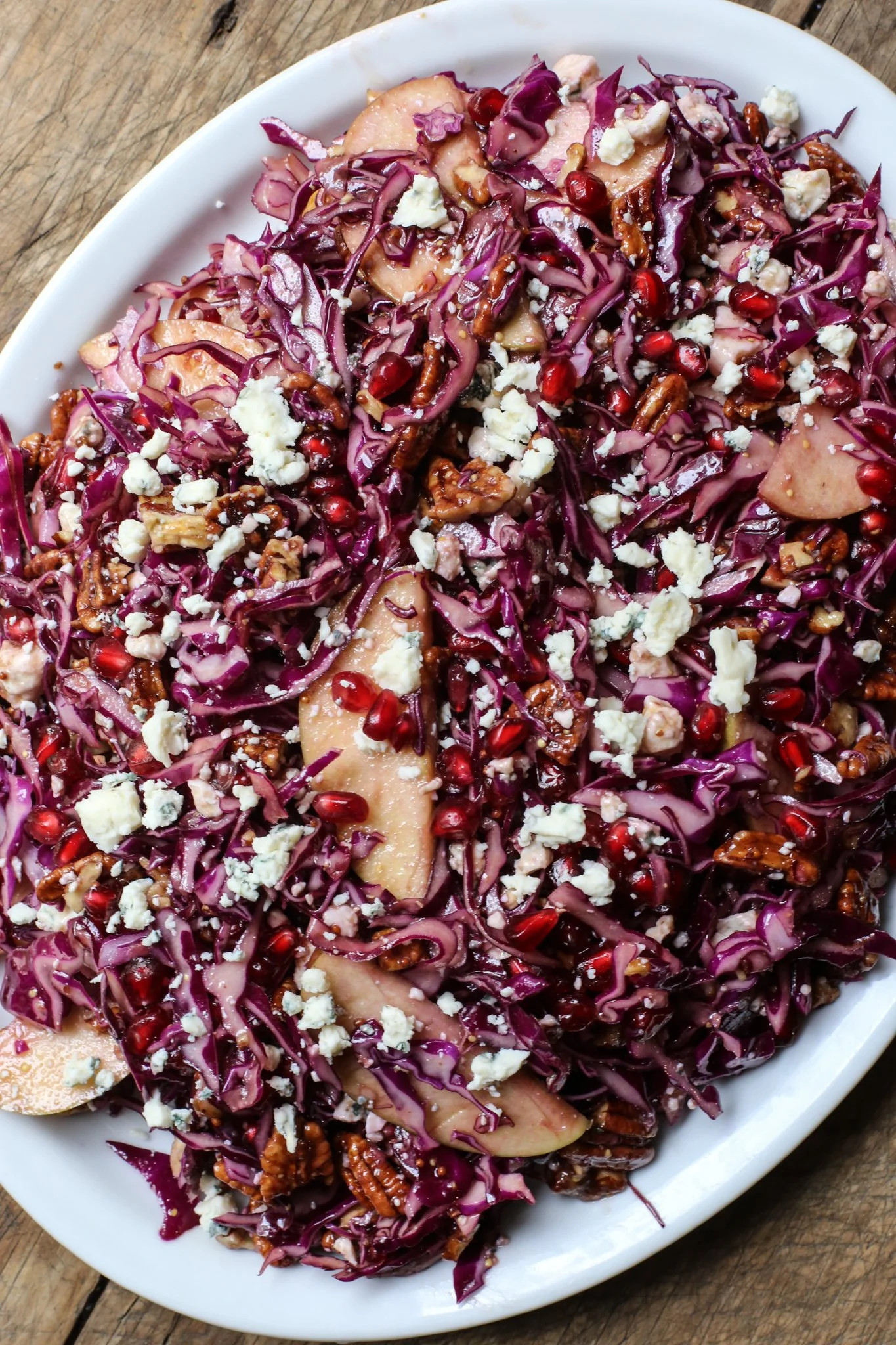 Red Cabbage and Pomegranate Salad