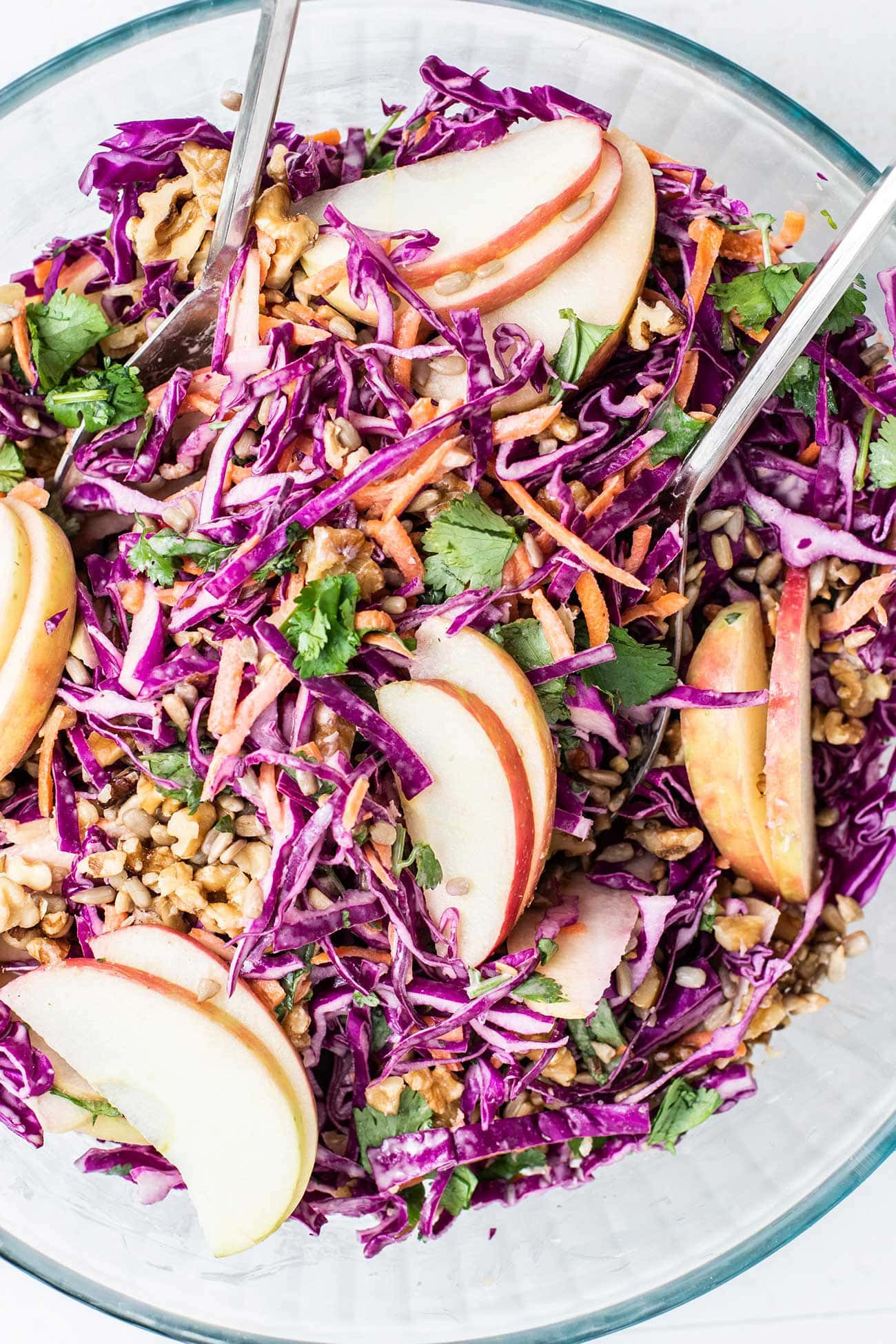 Red Cabbage and Walnut Salad