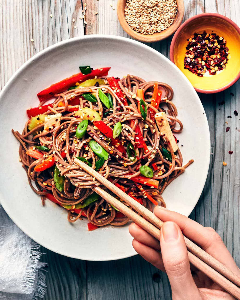 Sesame Soba Noodles