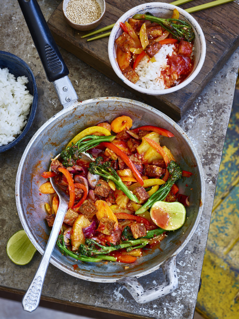 Sweet and Sour Tempeh