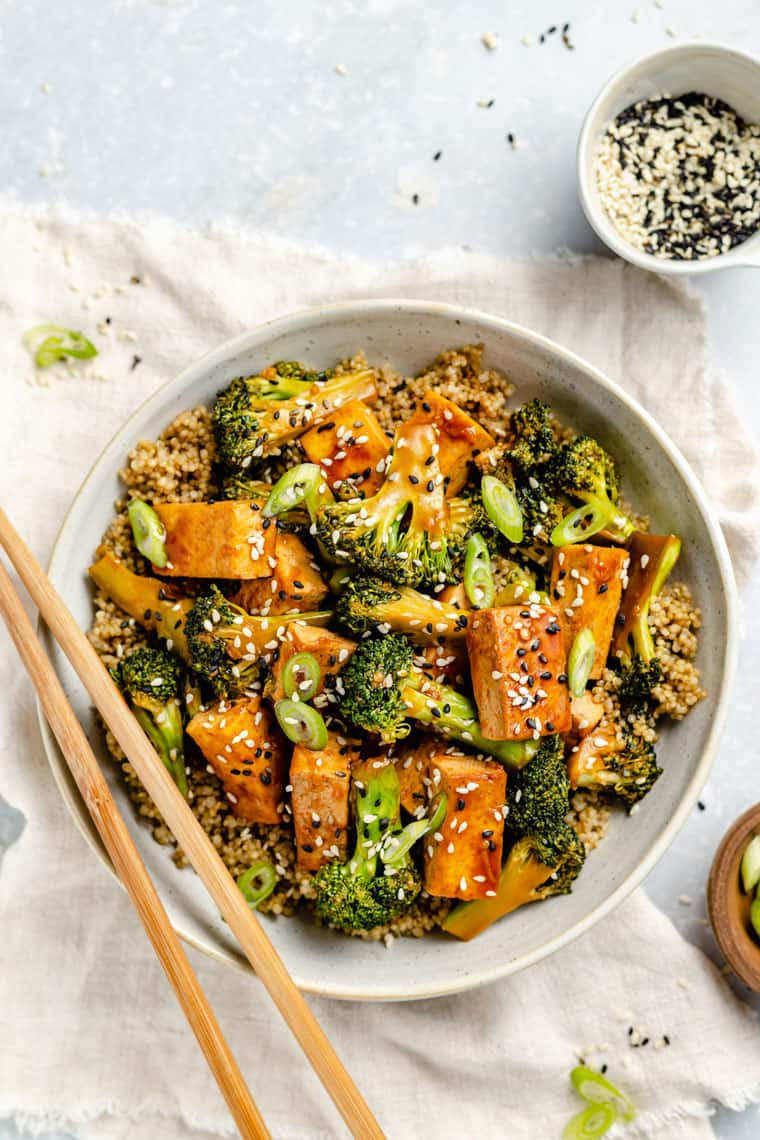 Tofu and Broccoli Stir Fry