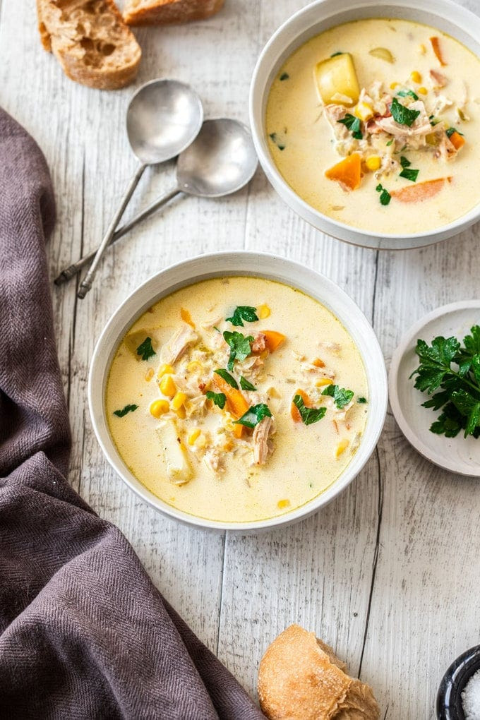 Turkey and Corn Soup