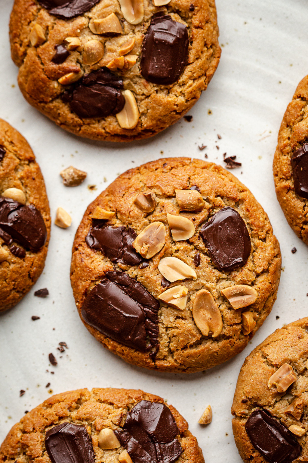 Vegan Chocolate Peanut Butter Cookies