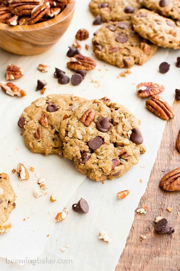 Vegan Maple Pecan Cookies
