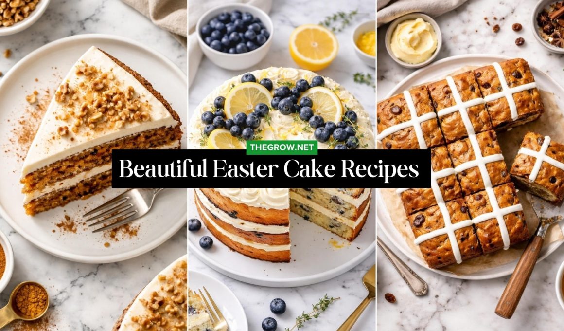 Beautiful Easter Cake Recipes to Bake This Year