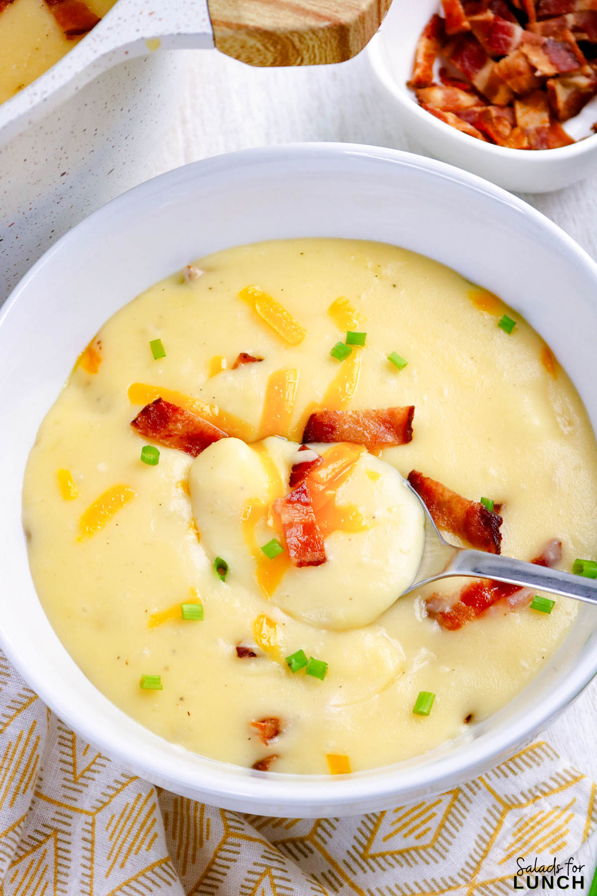 Simple Cheesy Potato Soup