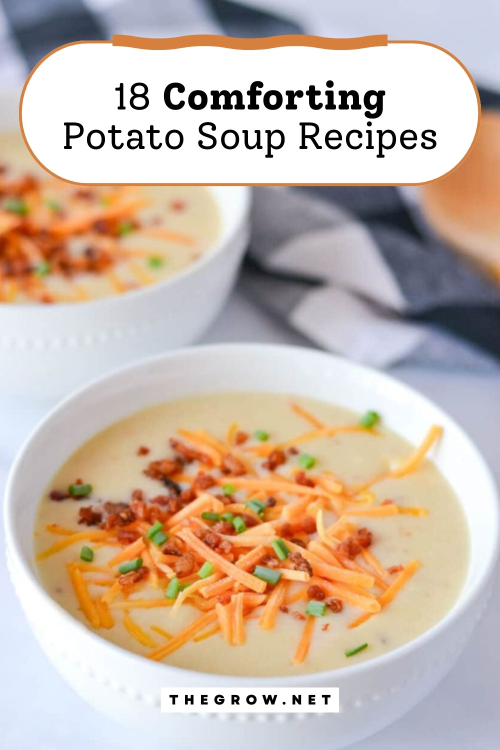 Comforting Potato Soup Recipes-pin