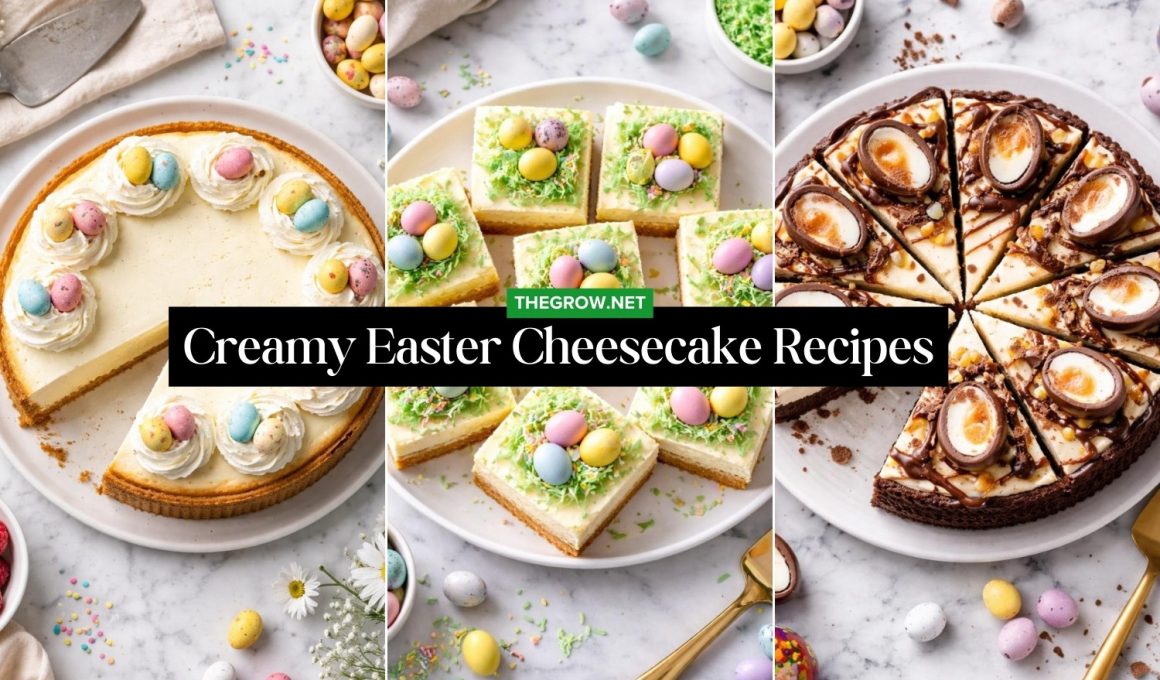 Creamy Easter Cheesecake Recipes