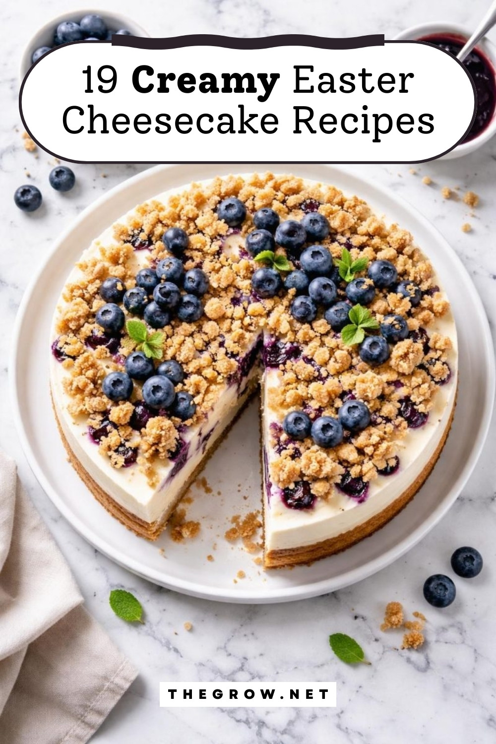 Creamy Easter Cheesecake