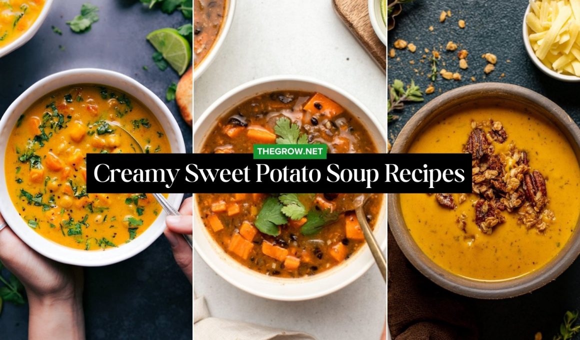 Creamy Sweet Potato Soup Recipes