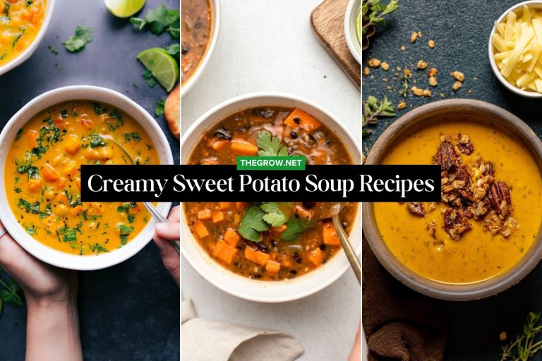 Creamy Sweet Potato Soup Recipes
