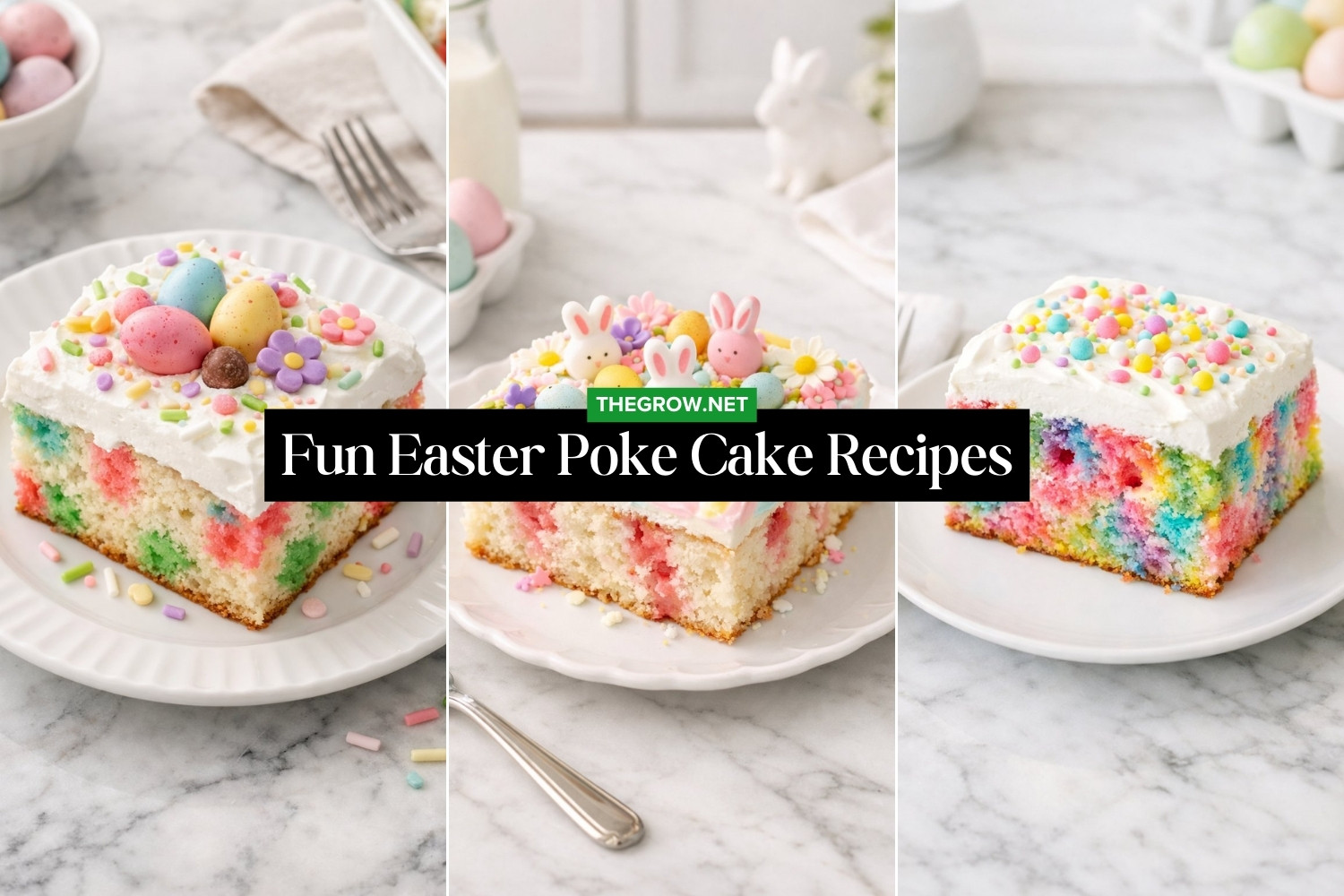 Fun Easter Poke Cake Recipes
