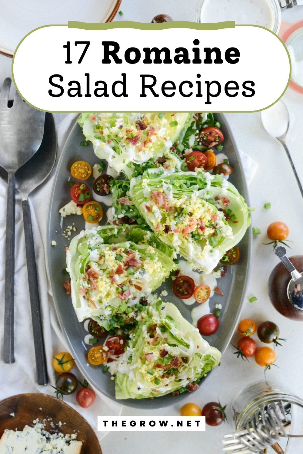 Romaine Salad Recipes-pin