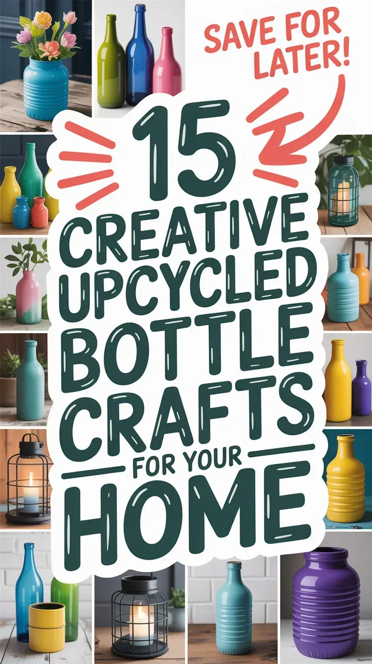 Upcycled Bottle Crafts