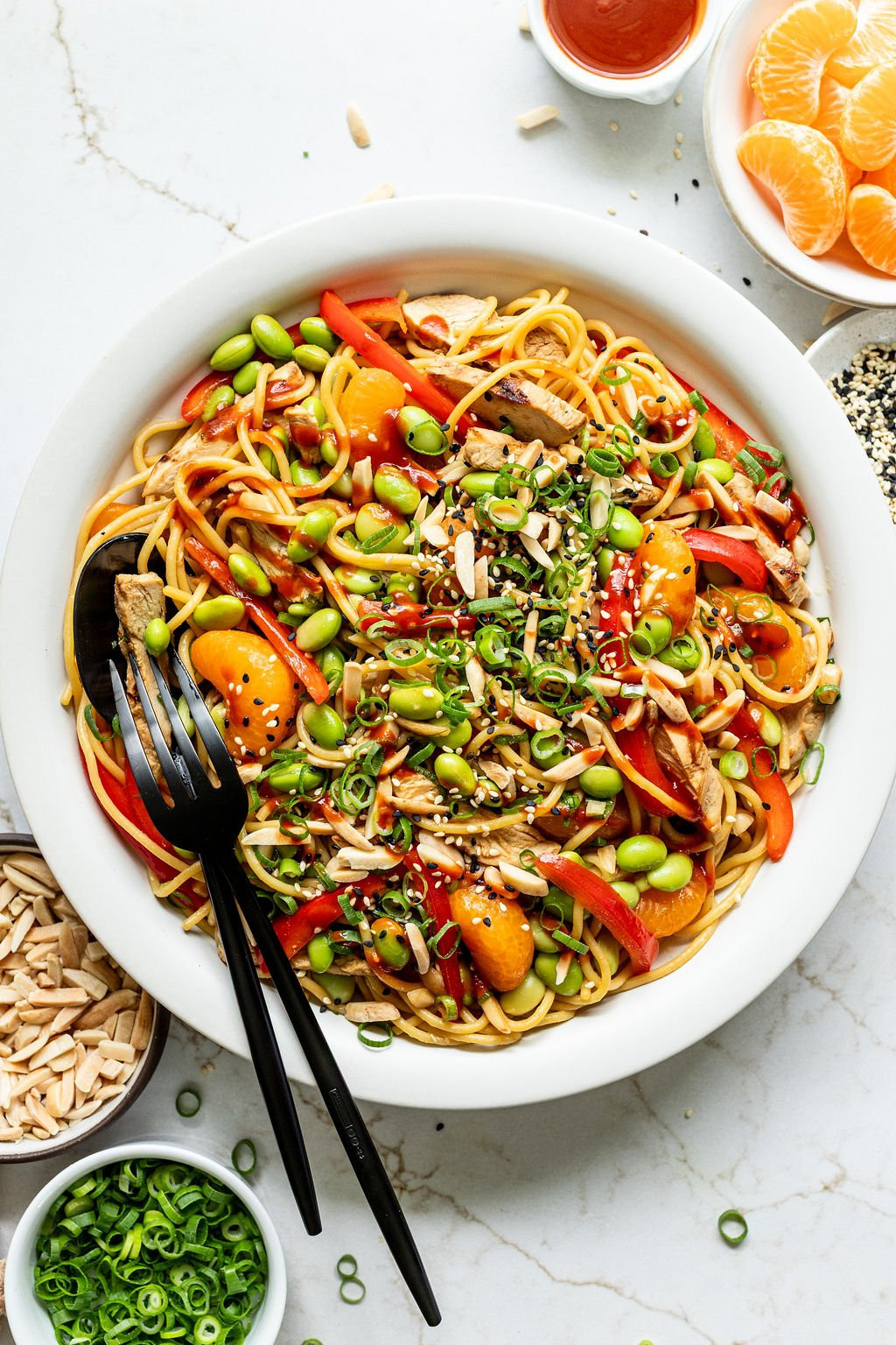 Asian Sesame Chicken Noodle Salad