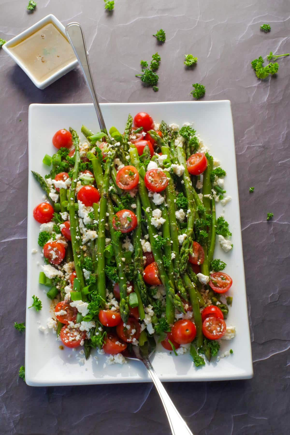 Asparagus, Tomato, and Feta Salad
