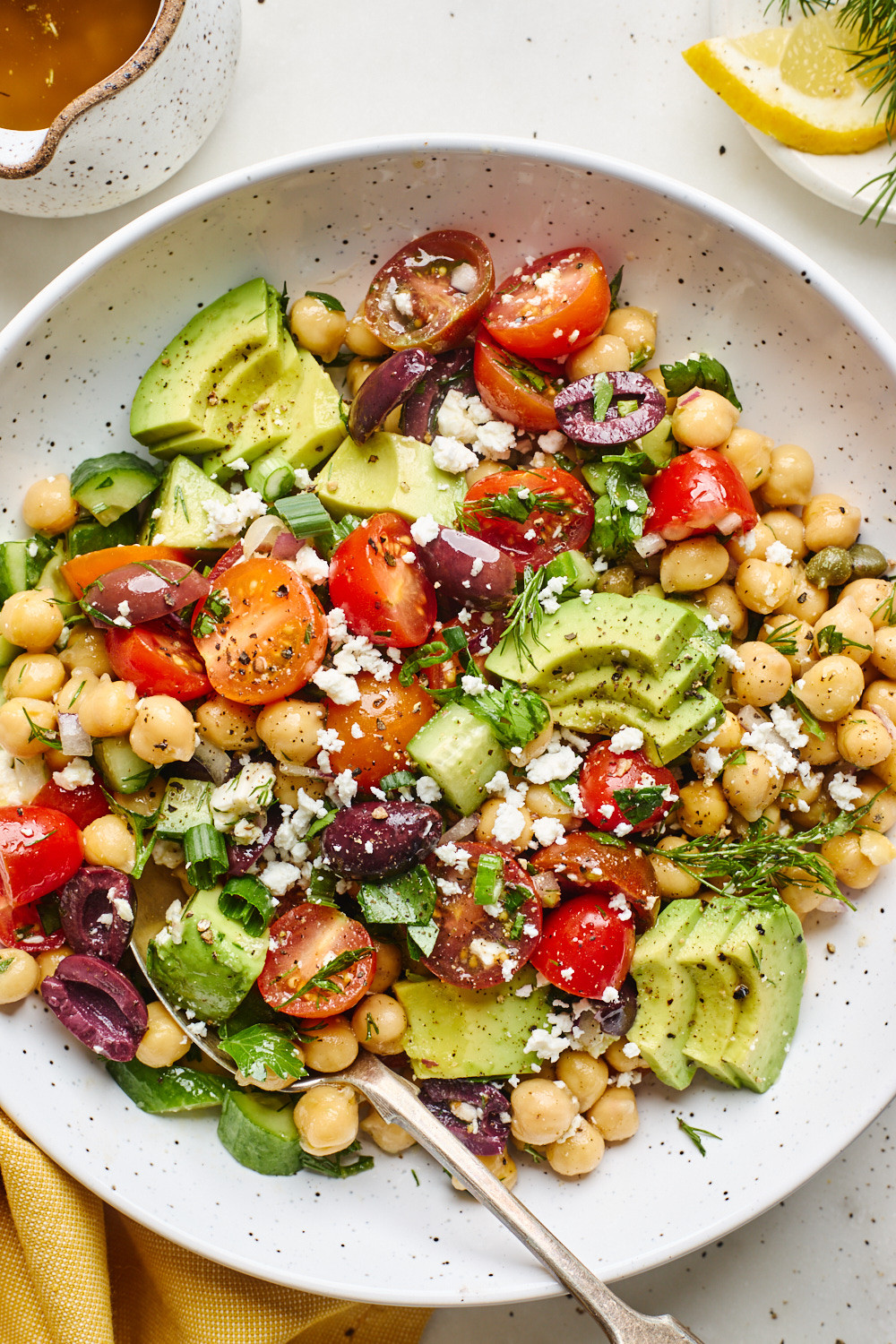 Avocado Chickpea Salad