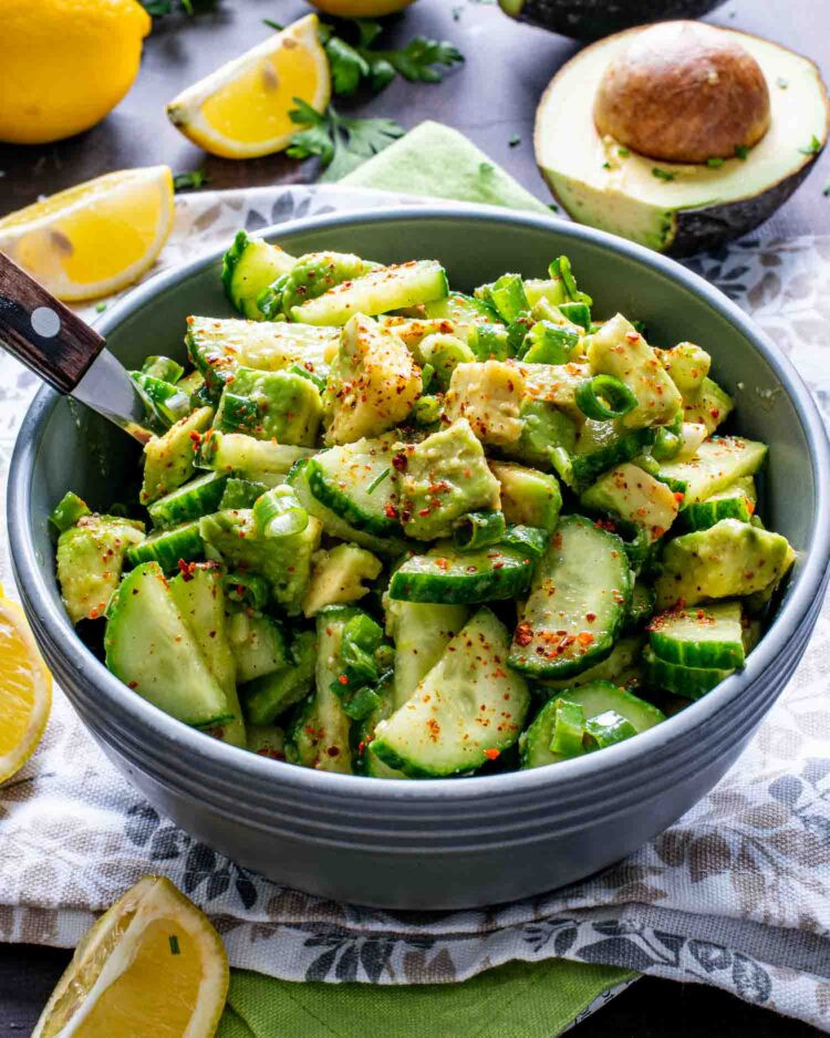 Avocado Cucumber Salad