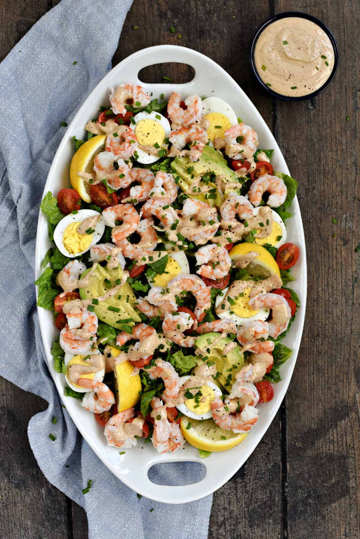 Avocado & Shrimp Louie Salad