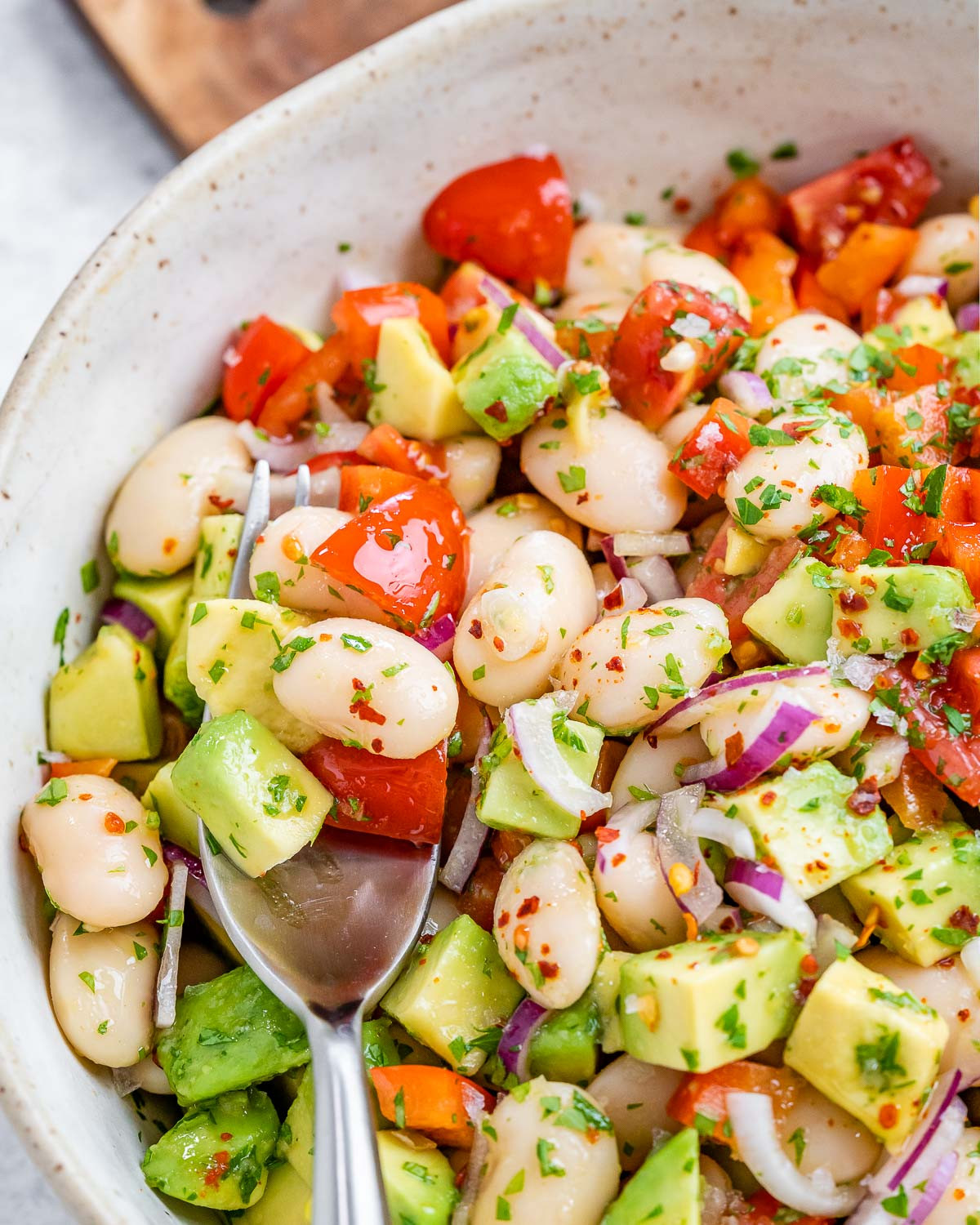 Avocado & White Bean Salad