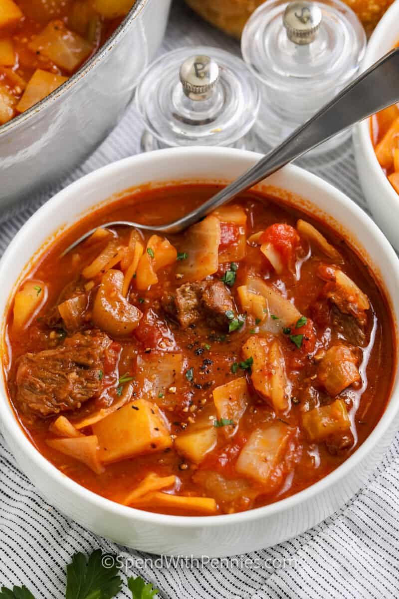 Beef and Cabbage Soup