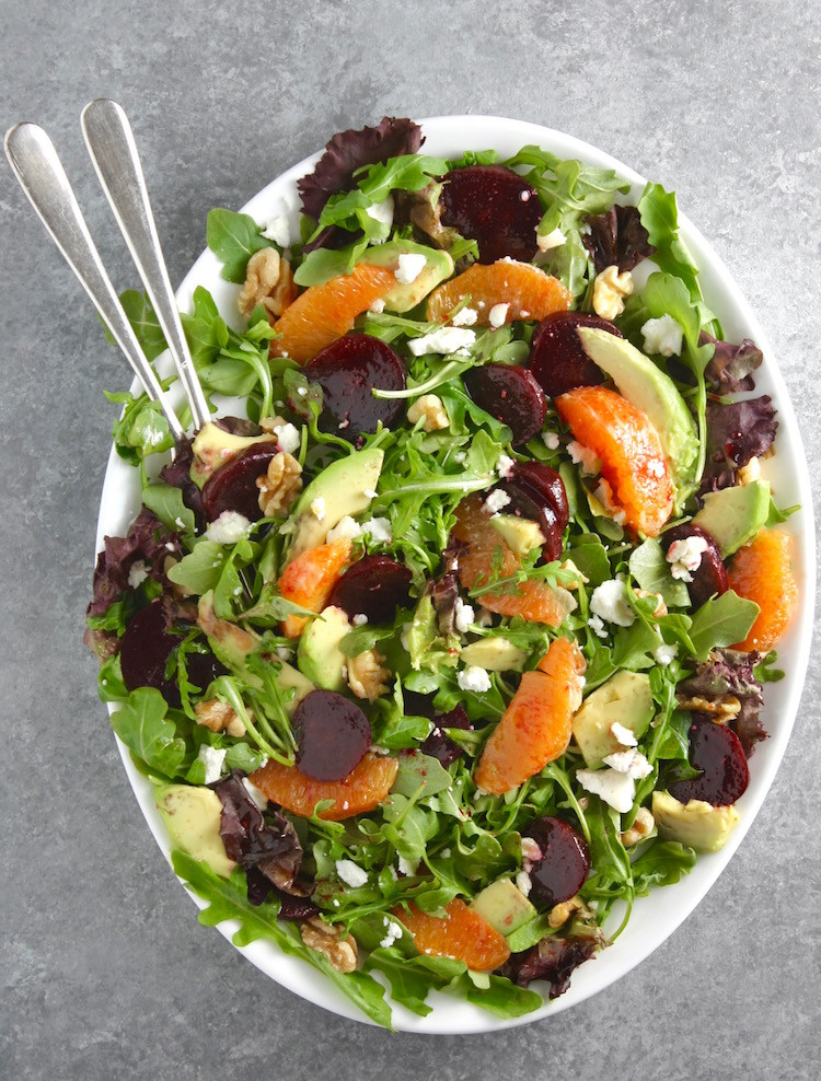 Beet, Arugula, and Orange Salad