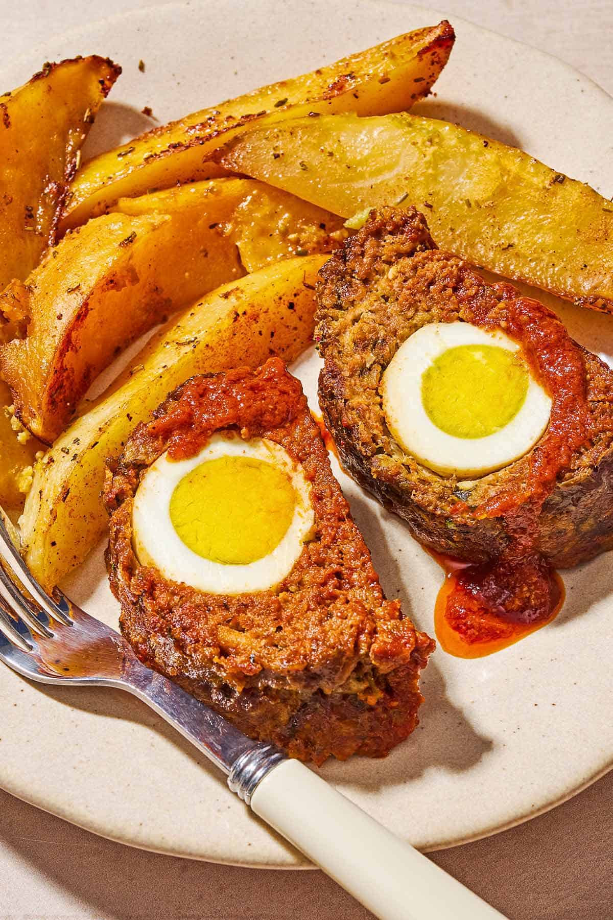 Breakfast Meatloaf (With Tofu "Egg")