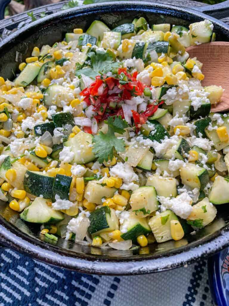 Calabacitas con Elote (Squash with Corn)