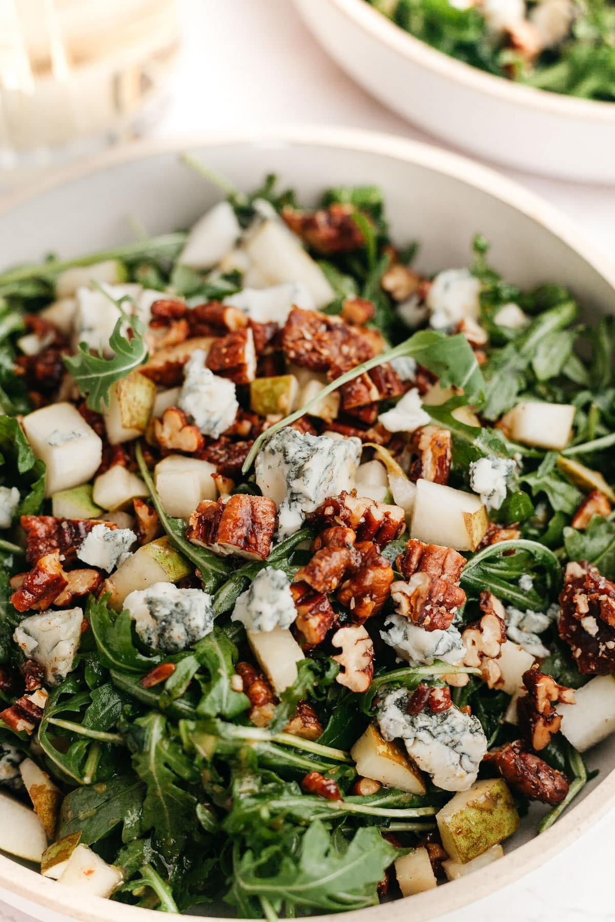 Candied Pecan and Blue Cheese Salad