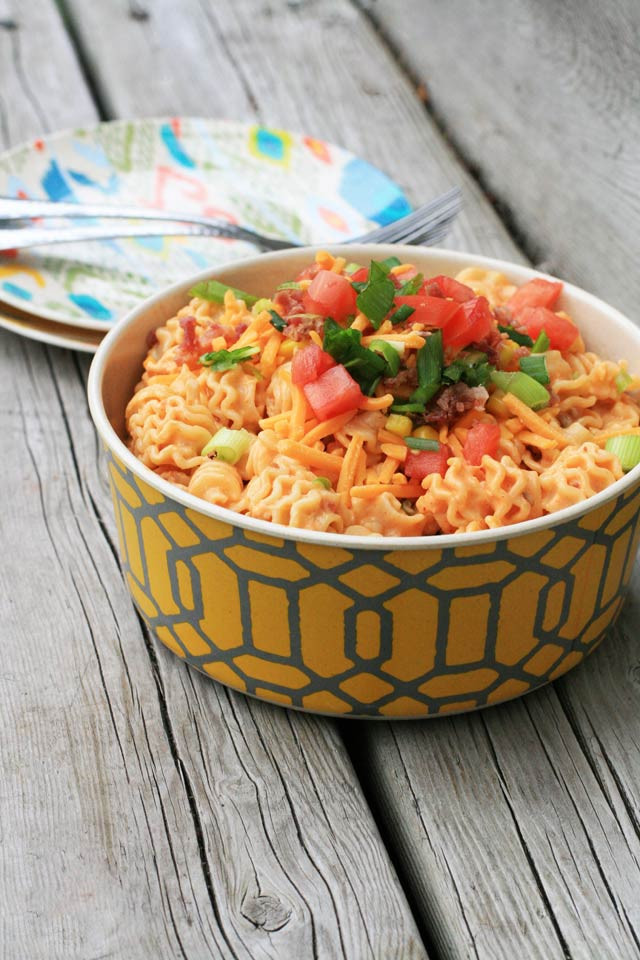 Chipotle Lime Chicken Pasta Salad