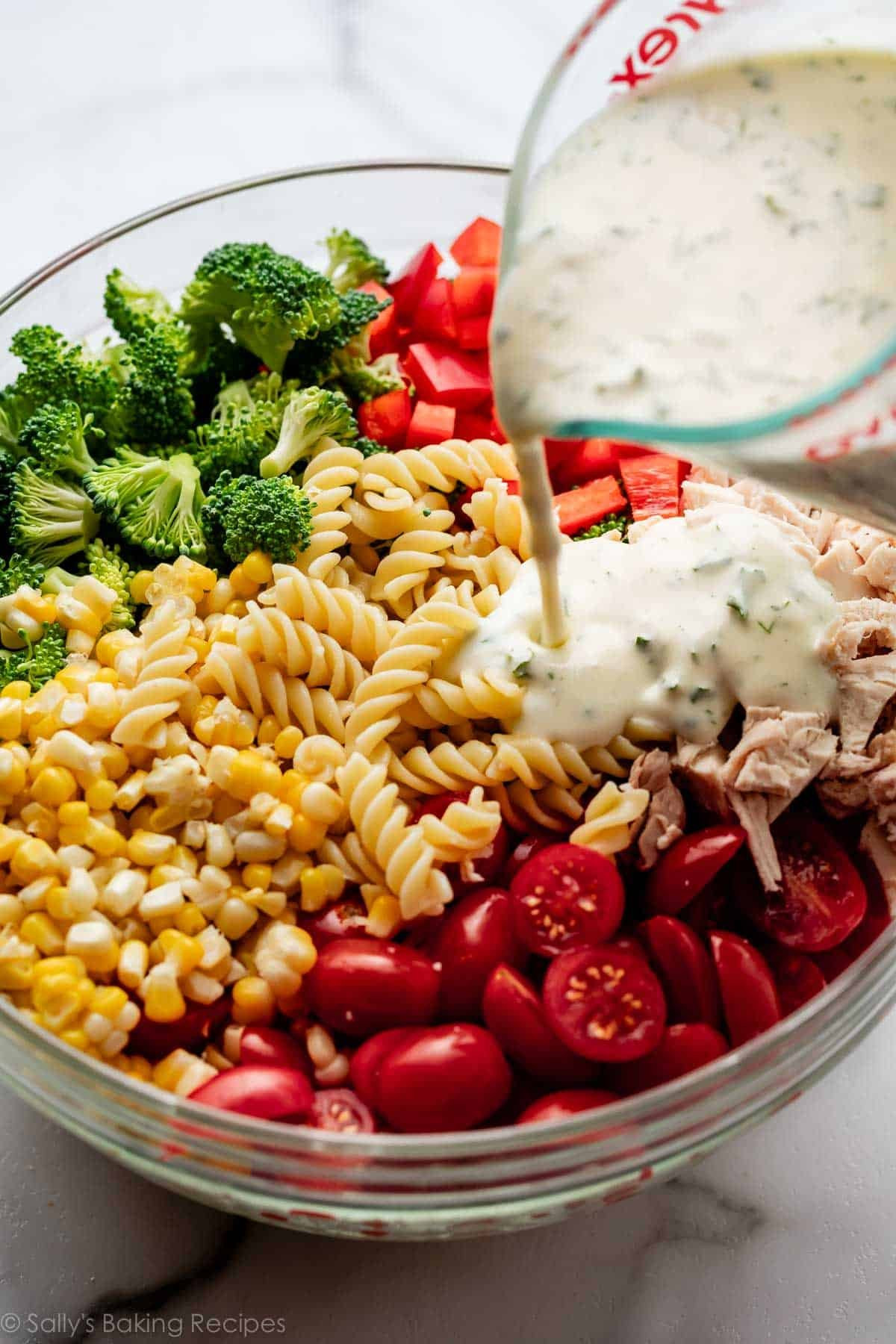 Classic Creamy Chicken Pasta Salad