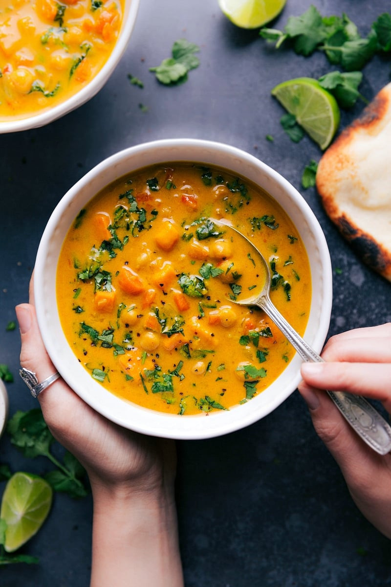 Coconut Curry Sweet Potato Soup