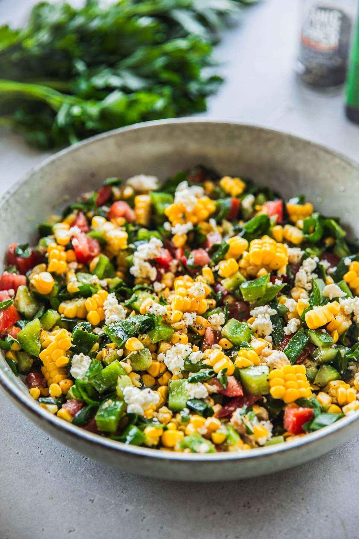 Corn and Feta Salad