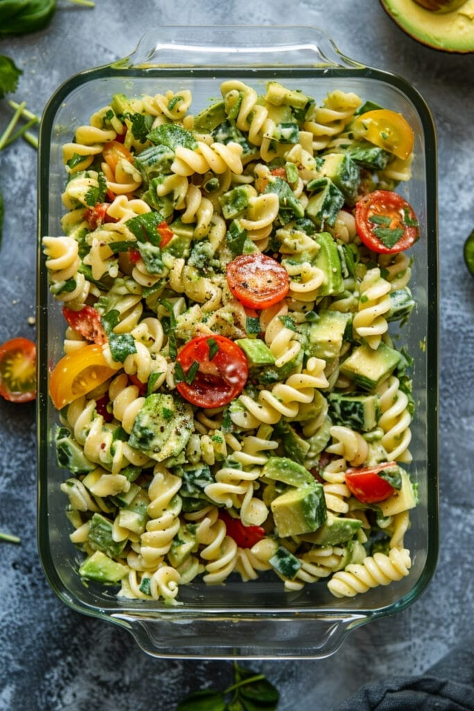 Creamy Avocado Pasta Salad