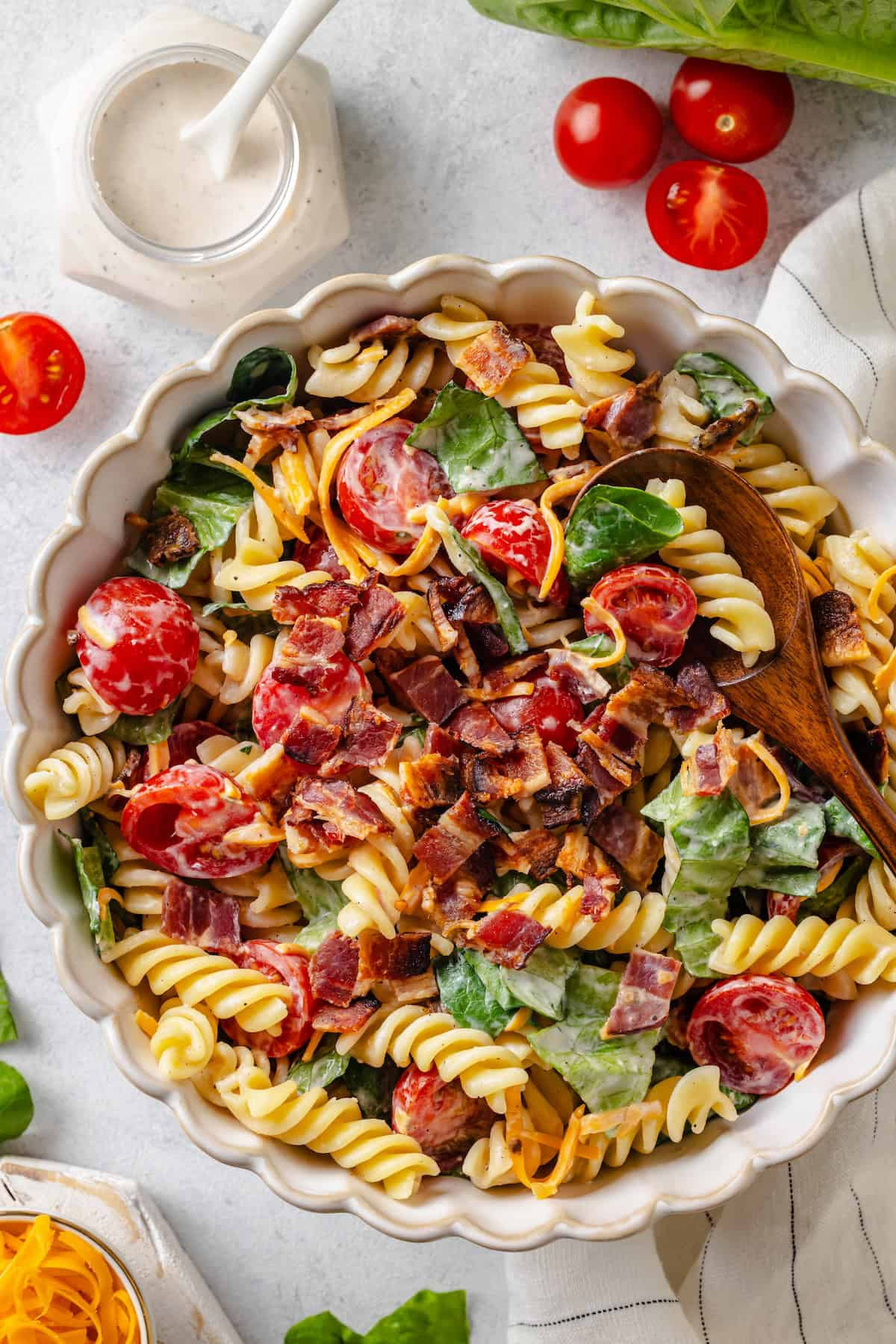 Creamy BLT Pasta Salad