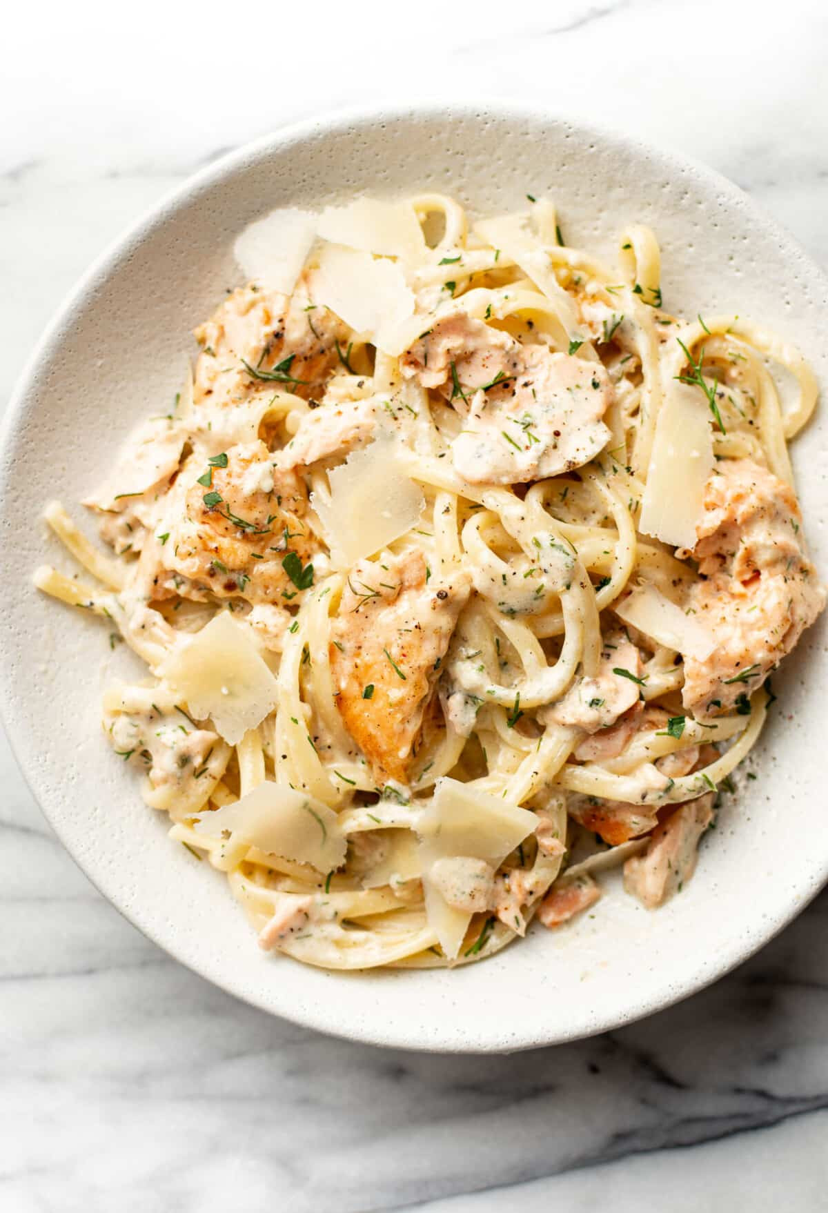 Creamy Dill Salmon Pasta